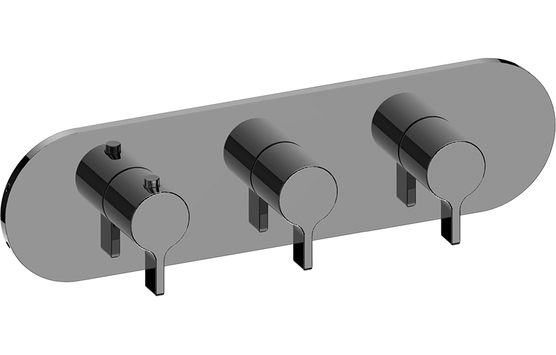 M-Series Valve horizontal Trim with Three Handles - Trim only