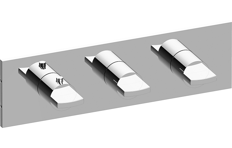 M-Series Valve Trim with Three Handles - Trim only