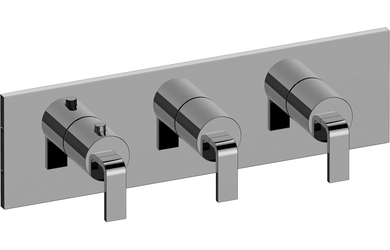 M-Series Valve horizontal Trim with Three Handles - Trim only