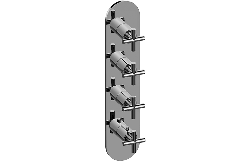 M-Series Valve Trim with Four Handles - Trim only