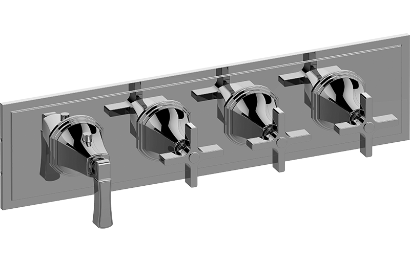 M-Series Valve Trim with Four Handles - Trim only