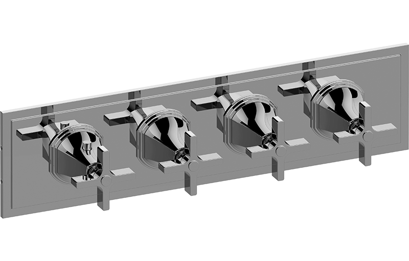 M-Series Valve Trim with Four Handles - Trim only