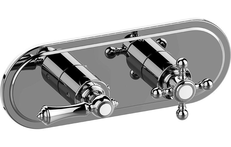 M-Series Valve Trim with Two Handles - Trim only