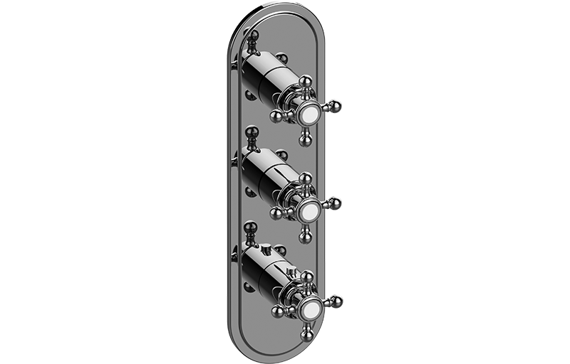 M-Series Valve Trim with Three Handles - Trim only