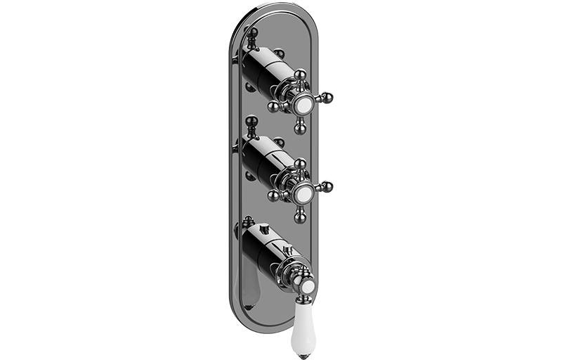 M-Series Valve Trim with Three Handles - Trim only