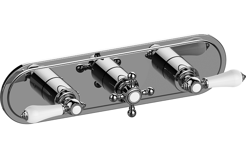 M-Series Valve Trim with Three Handles - Trim only