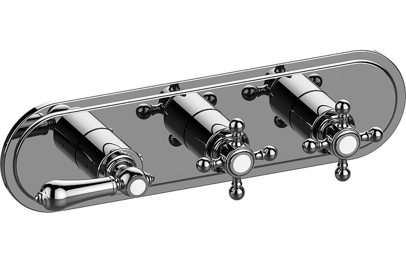 M-Series Valve Trim with Three Handles - Trim only