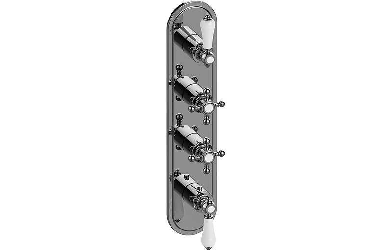 M-Series Valve Trim with Four Handles - Trim only