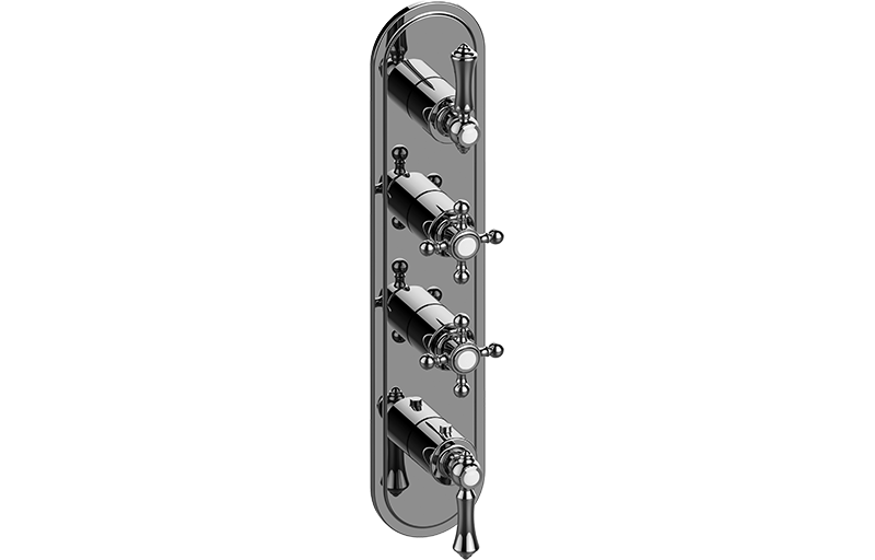 M-Series Valve Trim with Four Handles - Trim only