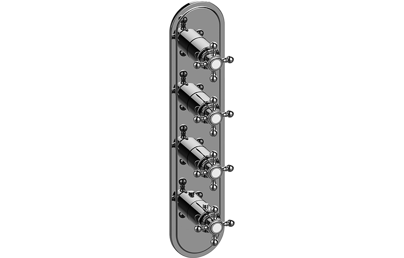 M-Series Valve Trim with Four Handles - Trim only