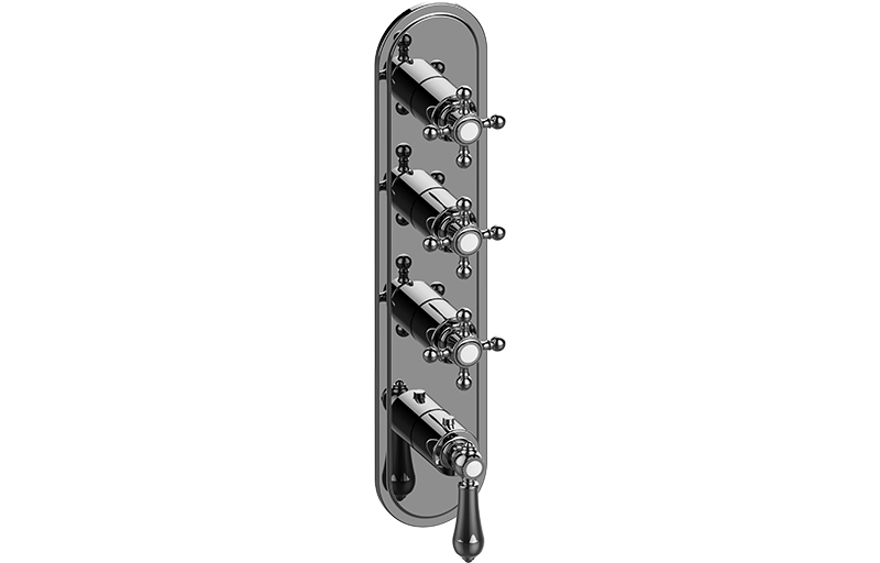 M-Series Valve Trim with Four Handles - Trim only