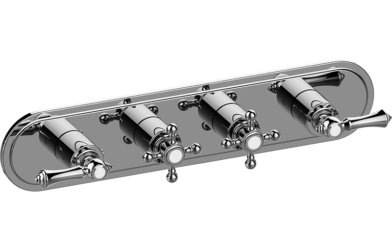 M-Series Valve Trim with Four Handles - Trim only