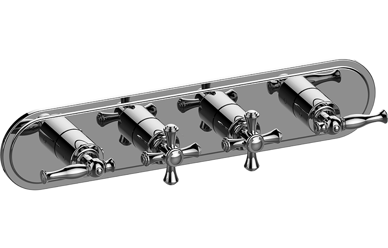 M-Series Valve Trim with Four Handles - Trim only