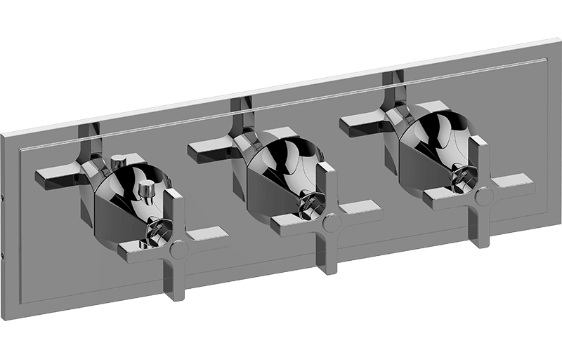 M-Series Valve Trim with Three Handles - Trim only