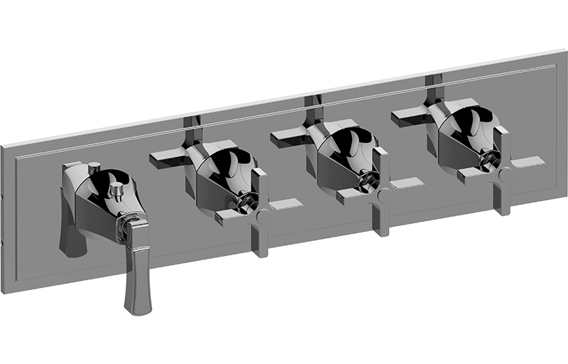 M-Series Valve Trim with Four Handles - Trim only