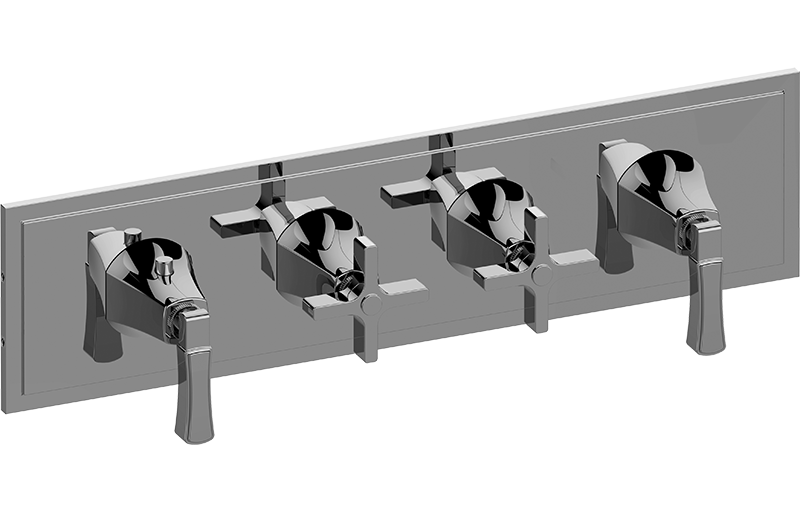 M-Series Valve Trim with Four Handles - Trim only