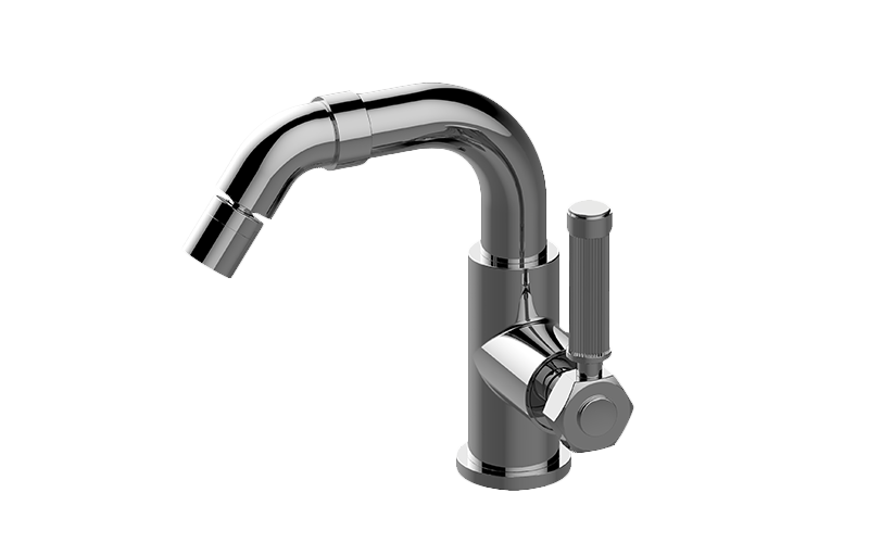 Single lever progressive bidet mixer