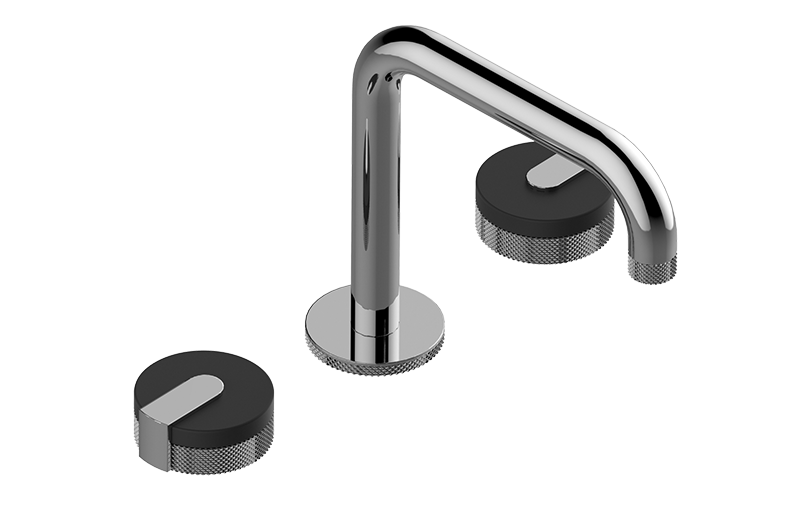 Three-hole washbasin mixer