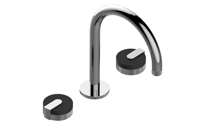 Three-hole washbasin mixer