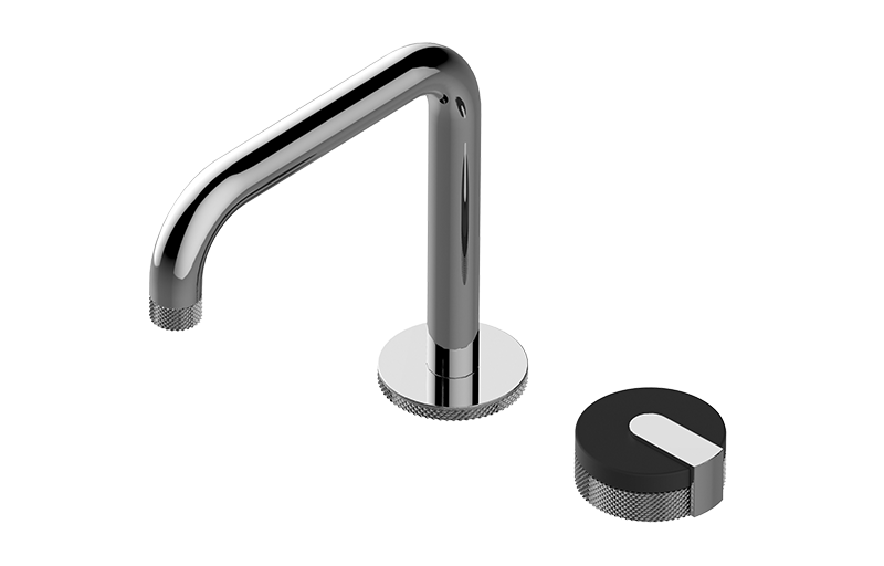 Two-hole progressive basin mixer - 15,3cm spout