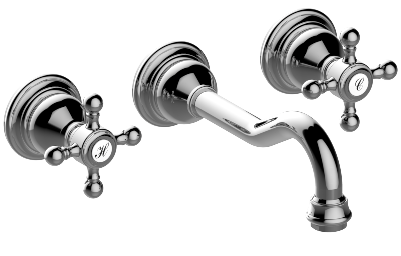 Adley Wall-Mounted Lavatory Faucet