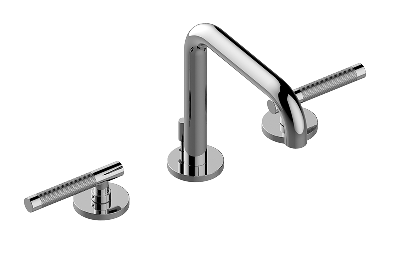 Three-hole washbasin mixer