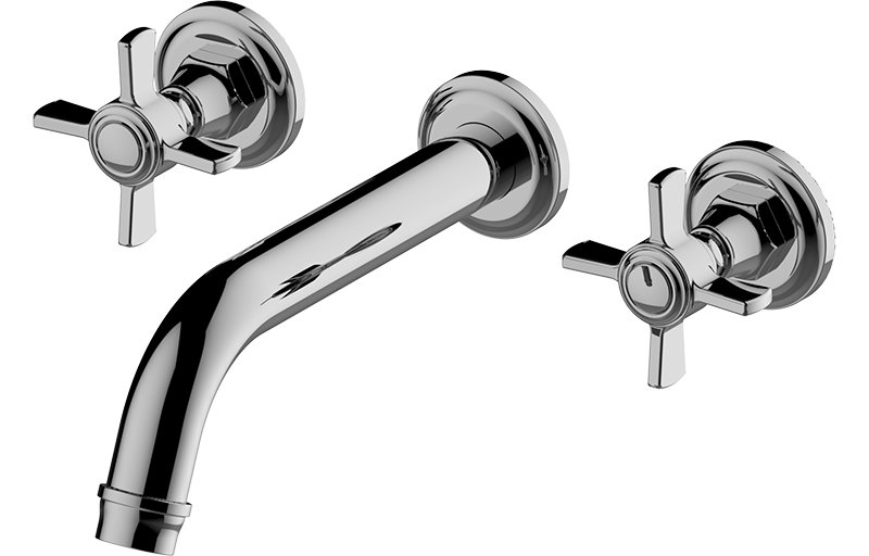 Camden Wall-Mounted Lavatory Faucet (Trim) :: Baño :: GRAFF