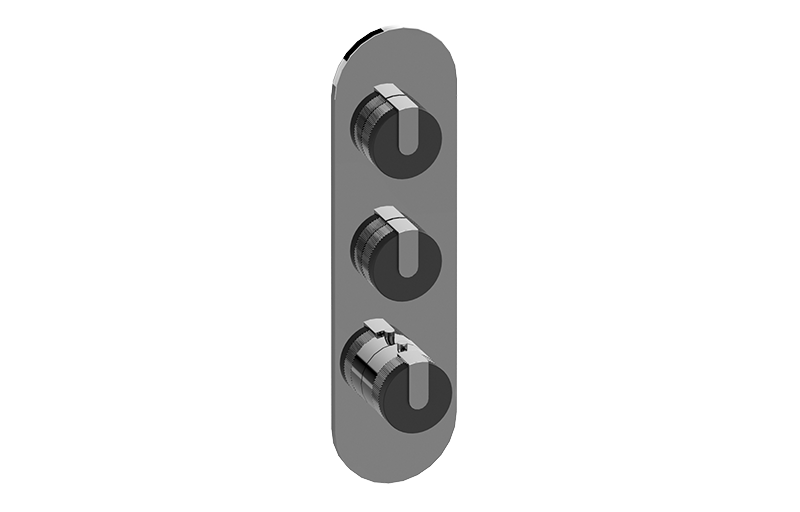 M-Series Valve Trim with Three Handles - Trim only