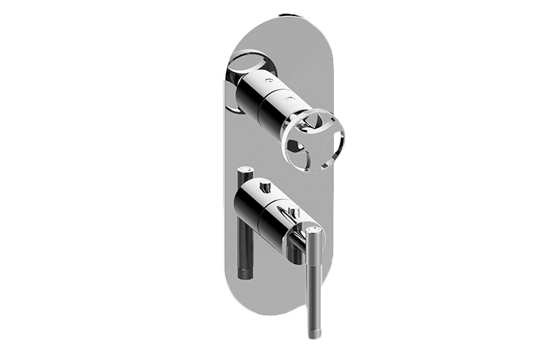 M-Series Valve Trim with Two Handles - Trim only