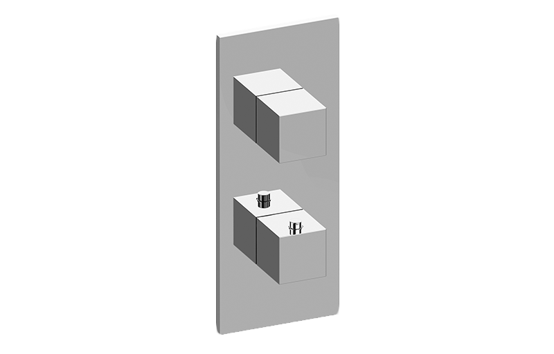 内置3路3/4“凹入分流器的恒温器 - 外部零件