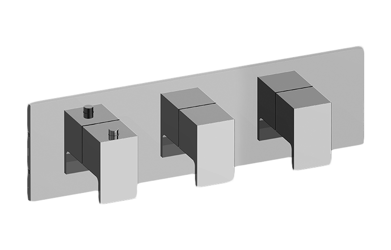 Solar M-Series Valve Horizontal Trim with Three Handles