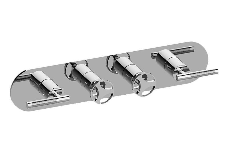 M-Series Valve Trim with Four Handles - Trim only