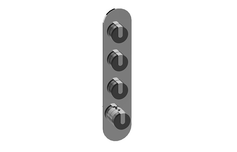 M-Series Valve Trim with Four Handles - Trim only