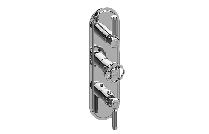 M-Series Valve Trim with Three Handles - Trim only