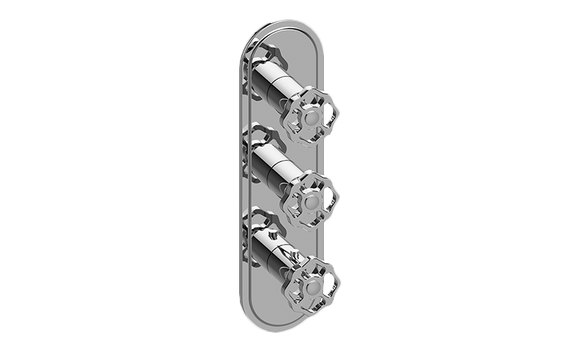 M-Series Valve Trim with Three Handles - Trim only