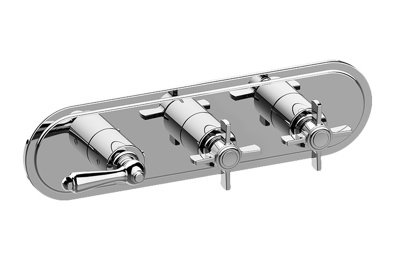 M-Series Valve Trim with Three Handles - Trim only