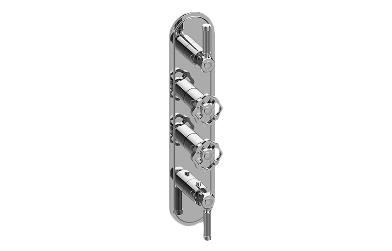 M-Series Valve Trim with Four Handles - Trim only