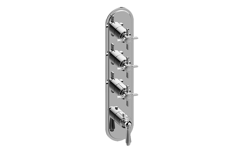 M-Series Valve Trim with Four Handles - Trim only