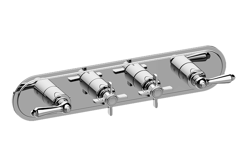 M-Series Valve Trim with Four Handles - Trim only