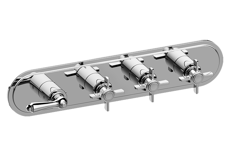 M-Series Valve Trim with Four Handles - Trim only