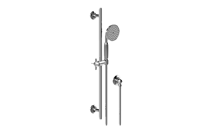 Handshower set with slide bar