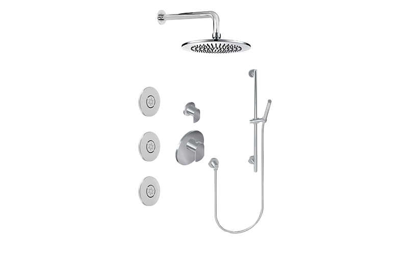 M-Series Full Thermostatic Shower System with Diverter Valve