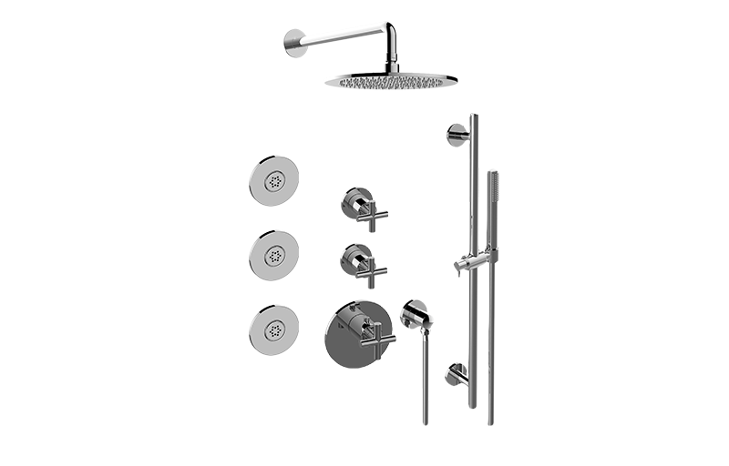 M.E. 25 M-Series Full Thermostatic Shower System