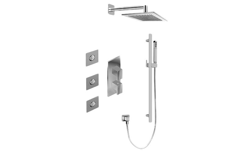 M-Series Full Thermostatic Shower System with Diverter Valve