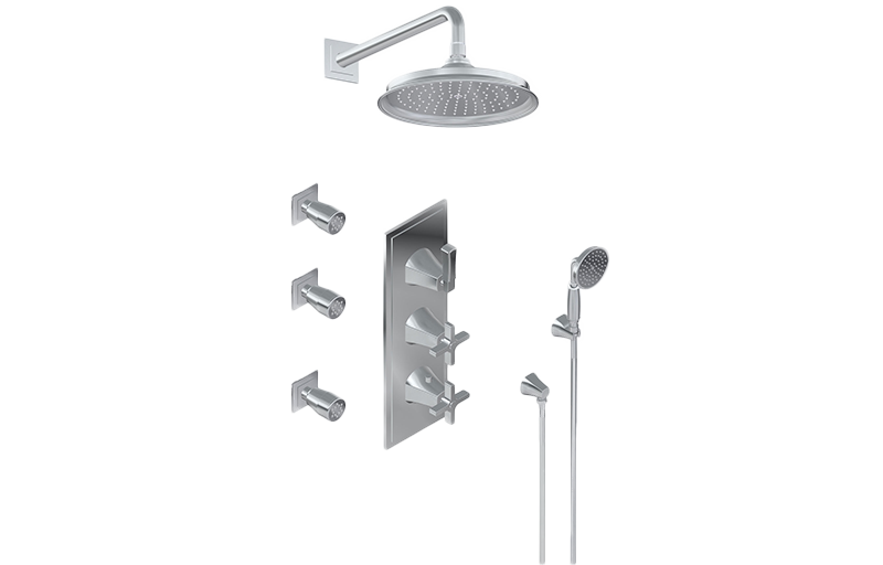 M-Series Full Thermostatic Shower System (Rough & Trim)