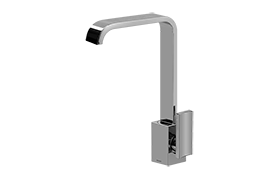 Single lever basin mixer - high