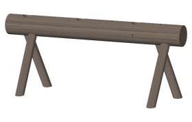 Mueble autoportante en madera maciza -63” perforado para monomando lavabo Ø 1-27/32”