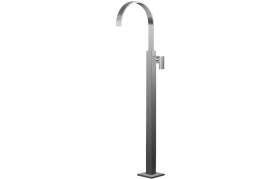 Floor-mounted washbasin mixer