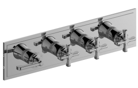 M-Series Valve Trim with Four Handles - Trim only