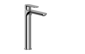 Single lever basin mixer with manual pop-up waste - 12cm spout